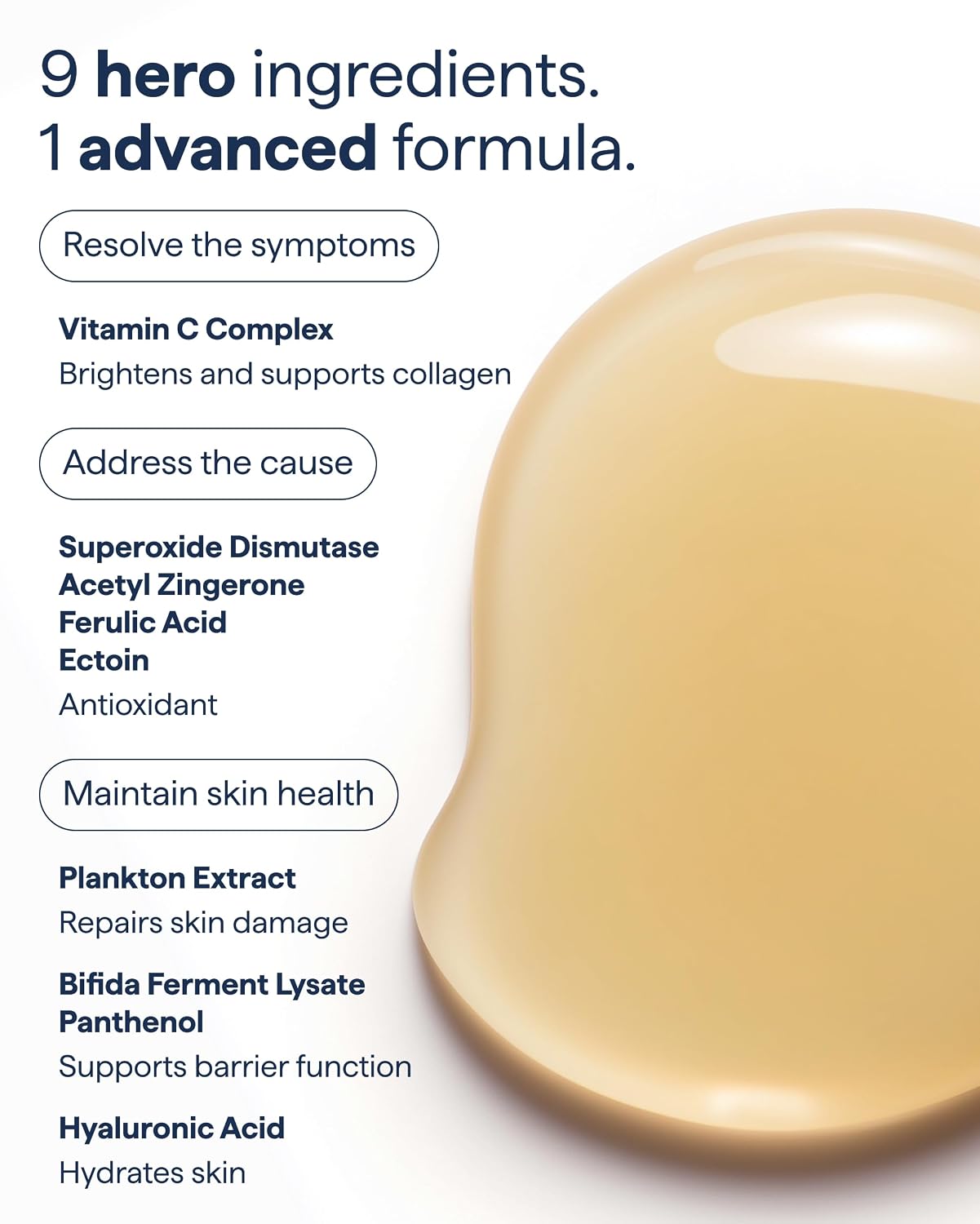 HOTRemedy for Daily Defense | 15% Vitamin C Complex Brightening Serum | Stabilized Vitamin C with Next-Gen Antioxidants, Ferulic Acid, Ectoin | Fragrance Free | By Dermatologist Dr. Shah | 1 Fl Oz