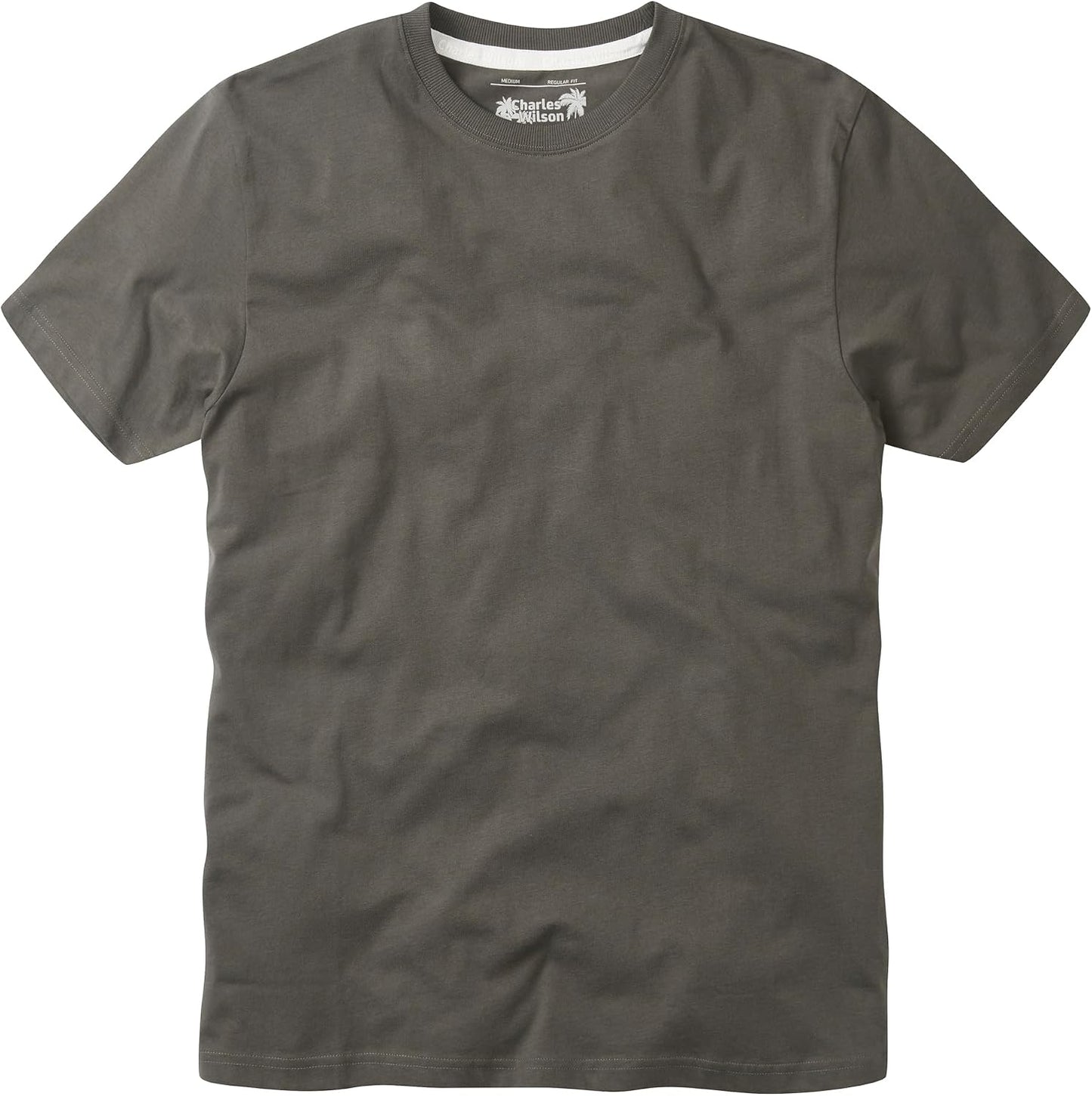 HOTCharles Wilson Men's 5 Pack Crew Neck T-Shirt