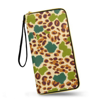 HOTColorful Tie-Dye Large Capacity Wristlet Wallet for Women Gradient Spiral Long Zipper Purse Abstract Aesthetics Travel Wallet Clutch Bag Handbag with Coin Pocket