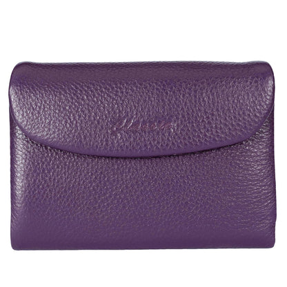 HOTWallet for Women [Genuine Leather] [Magnetic Closure], Large Capacity Female Ladies Bifold Wallet Card Holder, ID Window, Zipper Coin Pockets (Burgundy)