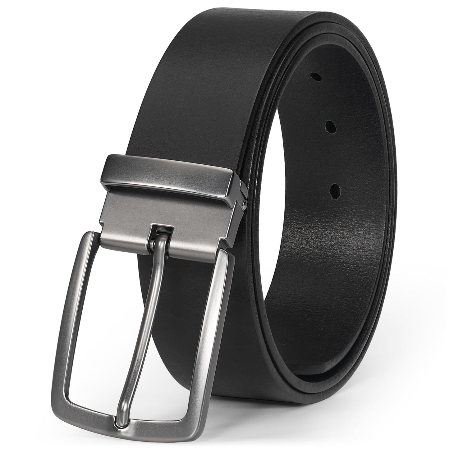 HOTThicken Full Grain Leather Mens Belt Heavy Duty Mens Work Belt Mens Belt High Hardness Buckle Packed In Gift Box