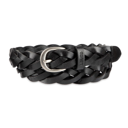 HOTLevi's Women's Fully Adjustable Casual Leather Braided Belt for Jeans and Dresses