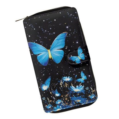 HOTCOEQINE Animal Wallet, Cute Chicken Long Leather Money Bag, Handbag With Zipper for Coin Phone, Travel Handbag for Party