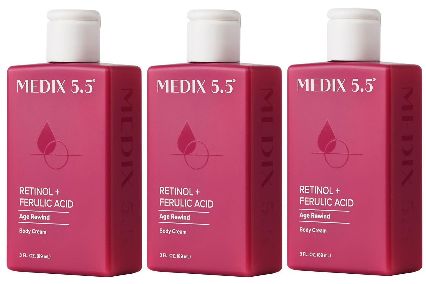 HOTMedix 5.5 Retinol Body Lotion Firming Moisturizer | Crepey Skincare Treatment | Retinol Body Cream | Anti Aging Firming Cream For Women Targets Look Of Crepe Skin, Wrinkles, & Sagging Skin, 15 Fl Oz