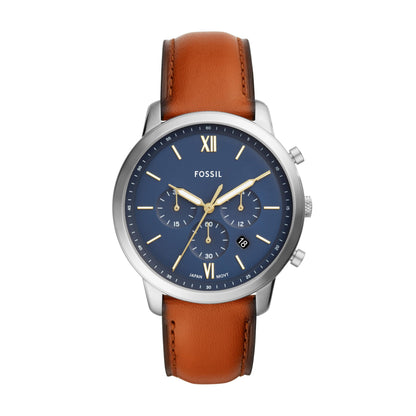 HOTFossil Men's Watch, Neutra Quartz Stainless Steel Chronograph Watch for Men