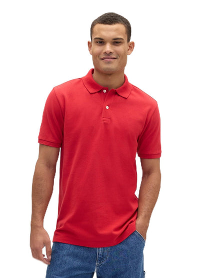 HOTGap Men's Stretch Pique Polo Shirt