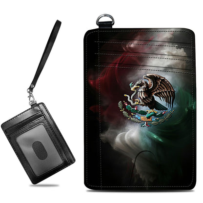 HOTCute Credit Card Holder with Zipper, Crow Skull RFID-Blocking Card Case Small Wallet for Women Men, Multi-slot Card Organizer Case Travel Accordion Wallet