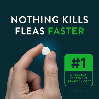 HOTCapstar for Dogs (nitenpyram), Fast-Acting Oral Flea Treatment for Dogs Over 25+ lbs, Vet-Recommended Flea Medication Tablets Start Killing in 30 Minutes, 6 Doses | Ideal for Dogs 25+ lbs; Oral Tablet, No Mess; 6 doses; Fast Flea Knockdown