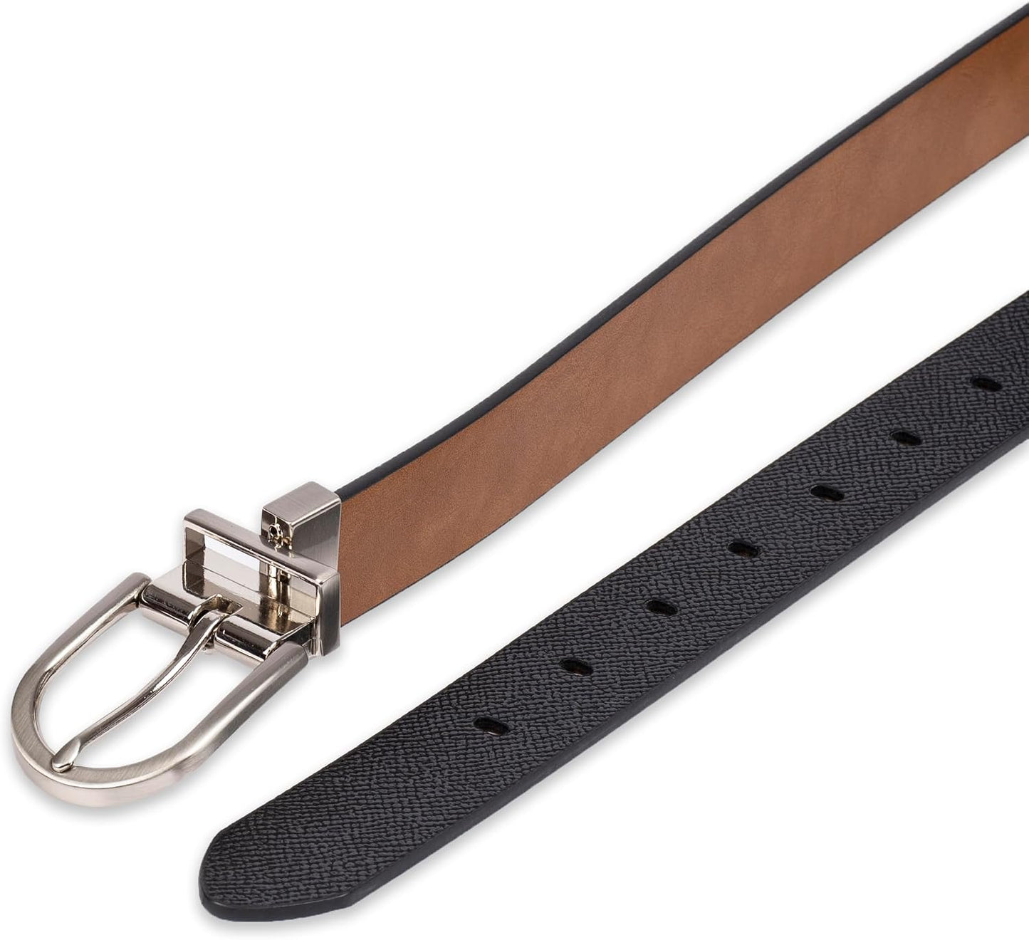 HOTCalvin Klein Women's 2-in-1 Reversible Versatile Belts for Jeans, Trousers and Dresses (Regular and Plus Sizes)