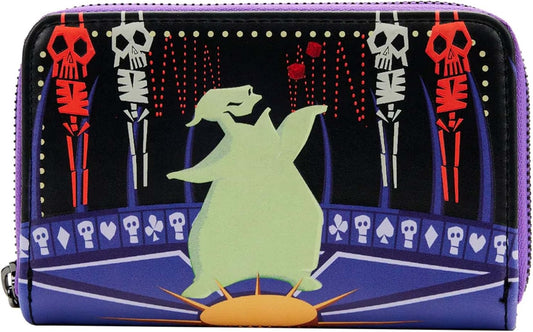 HOTLoungefly Nightmare Before Christmas Oogie Boogie Glow Zip Around Wallet