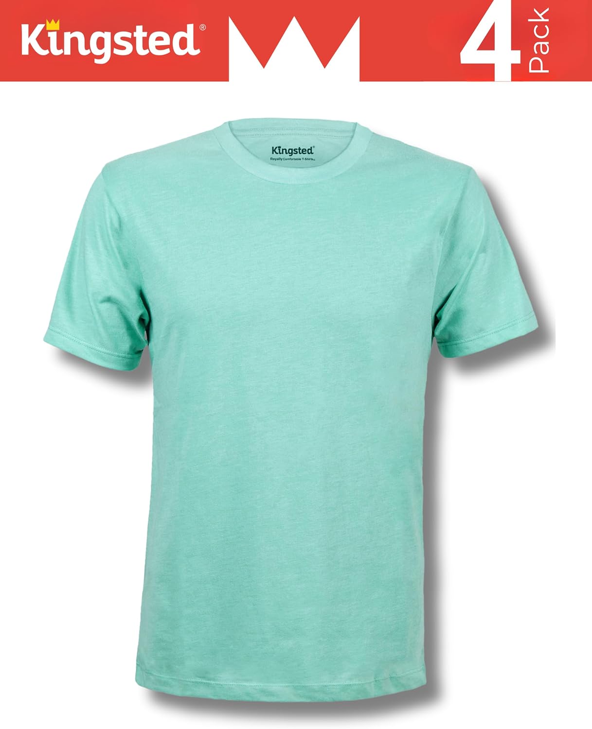 HOTKingsted T-Shirts for Men Pack - Royally Comfortable - Super Soft Premium Fabric - Well-Crafted Classic Tee