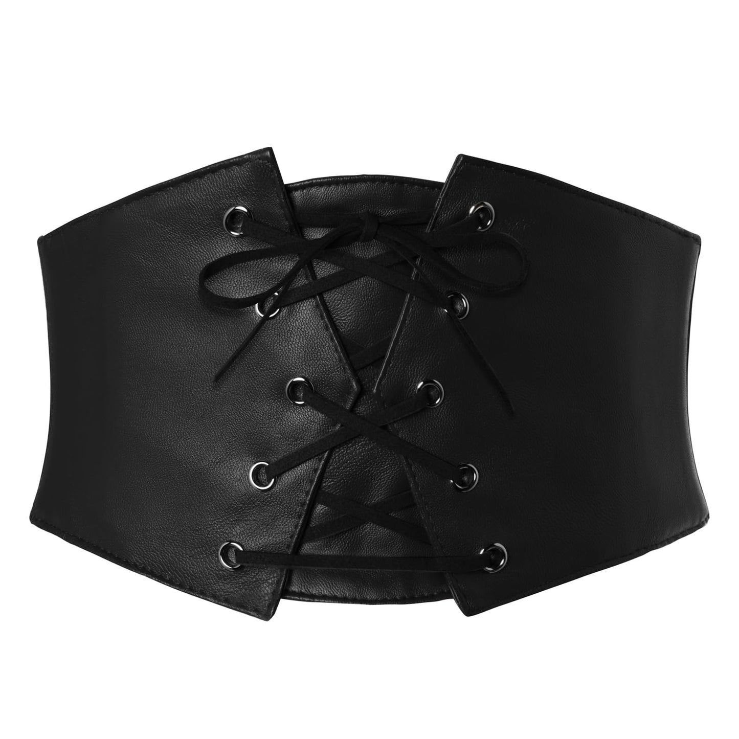 HOTGRACE KARIN Women's Elastic Wide Waist Belt Renaissance Pirate Corset Cinch Belt Cosplay Costume with Press Button