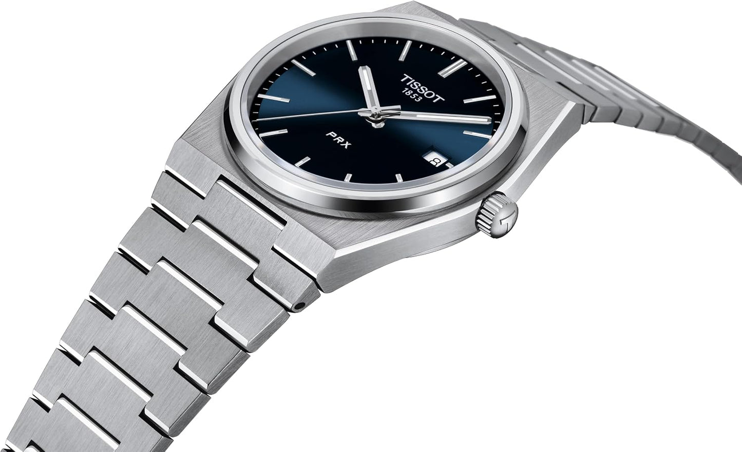 HOTTissot Men's PRX 316L Stainless Steel Case Dress Watch Grey T1374101104100