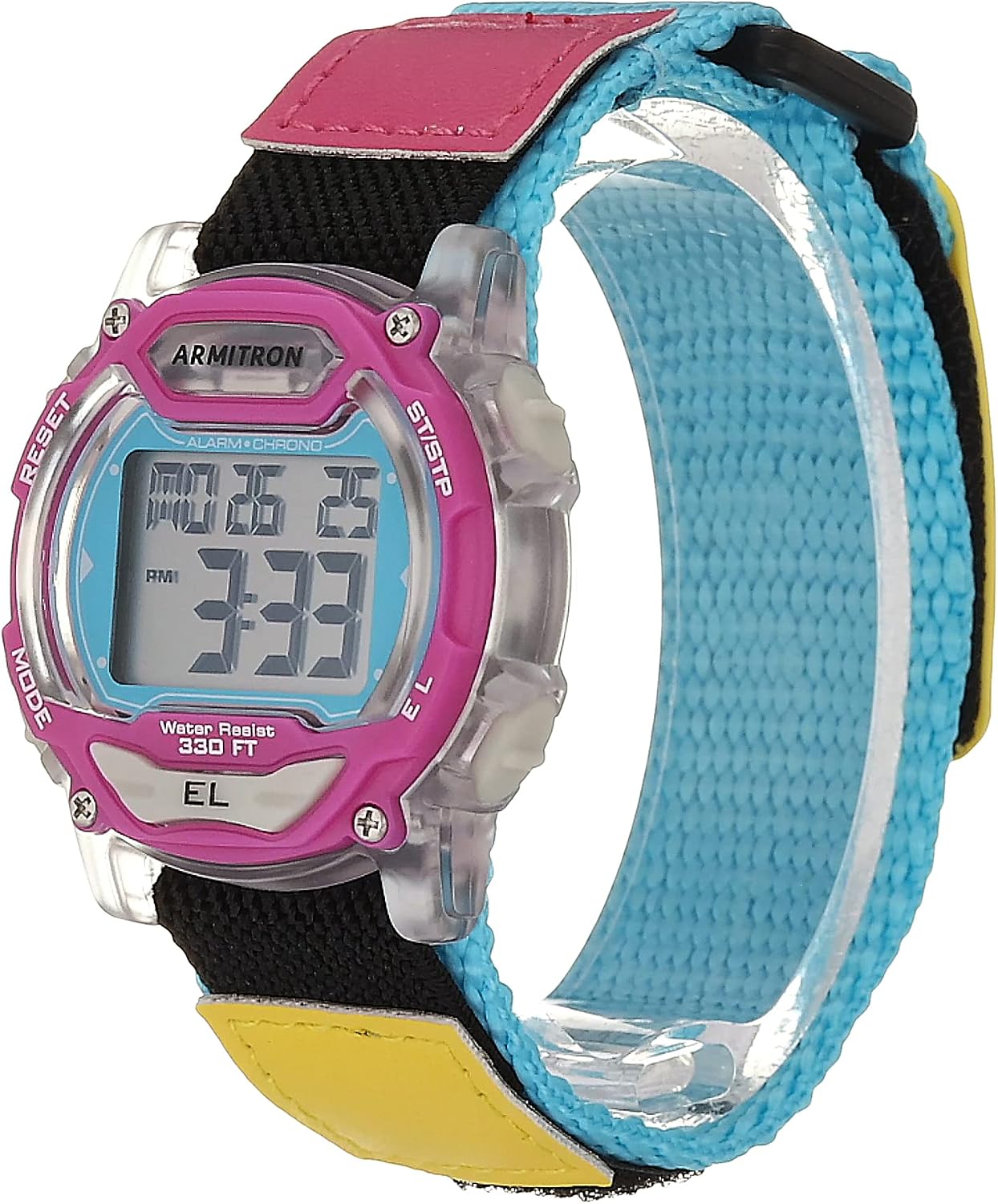 HOTArmitron Sport Unisex Digital Chronograph Nylon Strap Watch, 45-7004