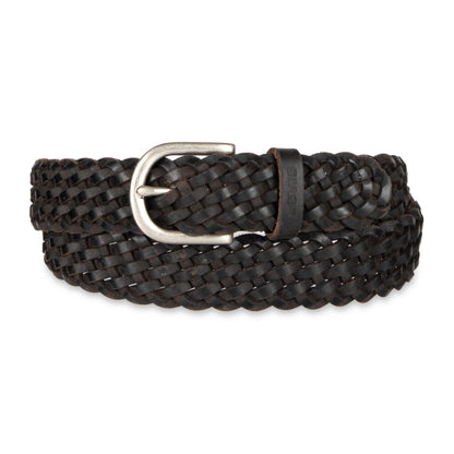 HOTLevi's Women's Fully Adjustable Casual Leather Braided Belt for Jeans and Dresses