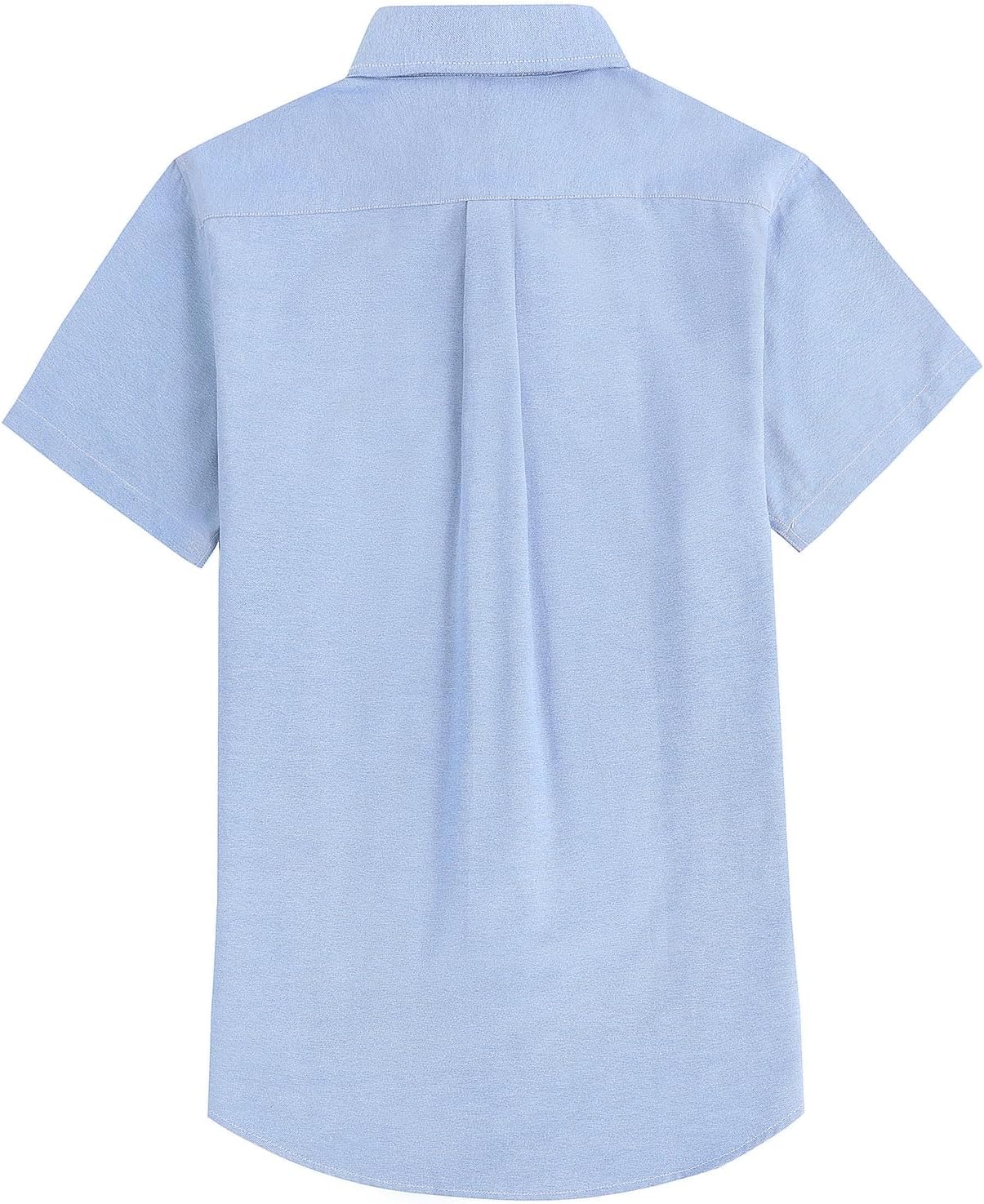 HOTMen's Oxford Dress Shirt Short Sleeve Button Down Shirts Business Casual with Chest Pocket for Gifts