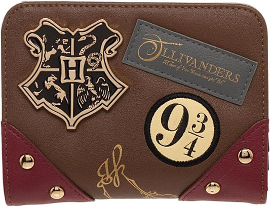 HOTHarry Potter Women's Trunk Bi-Fold Flap Wallet