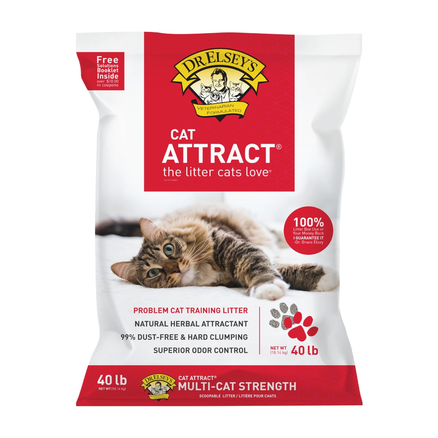 HOTDr. Elsey's® Cat Attract® Clumping Clay Cat Litter 18-lb. Bag
