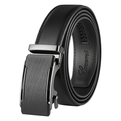 HOTLavemi Men's Real Leather Ratchet Dress Casual Belt, Cut to Exact Fit,Elegant Gift Box