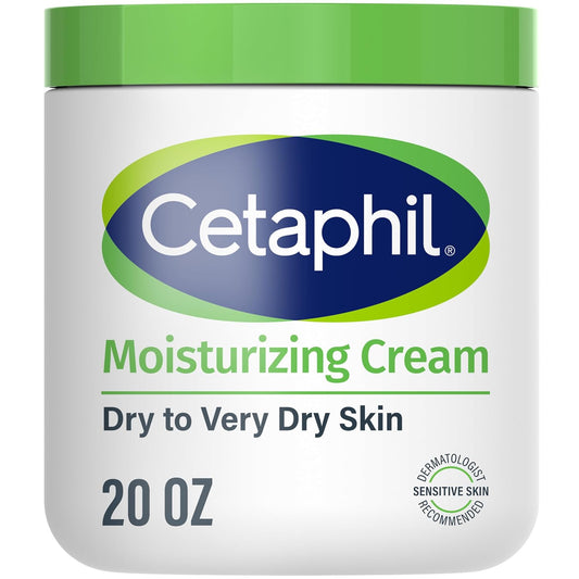 HOTCetaphil Face & Body Moisturizer, Hydrating Moisturizing Cream for Dry to Very Dry, Sensitive Skin, NEW 20 oz, Fragrance Free, Non-Comedogenic, Non-Greasy (Packaging May Vary)