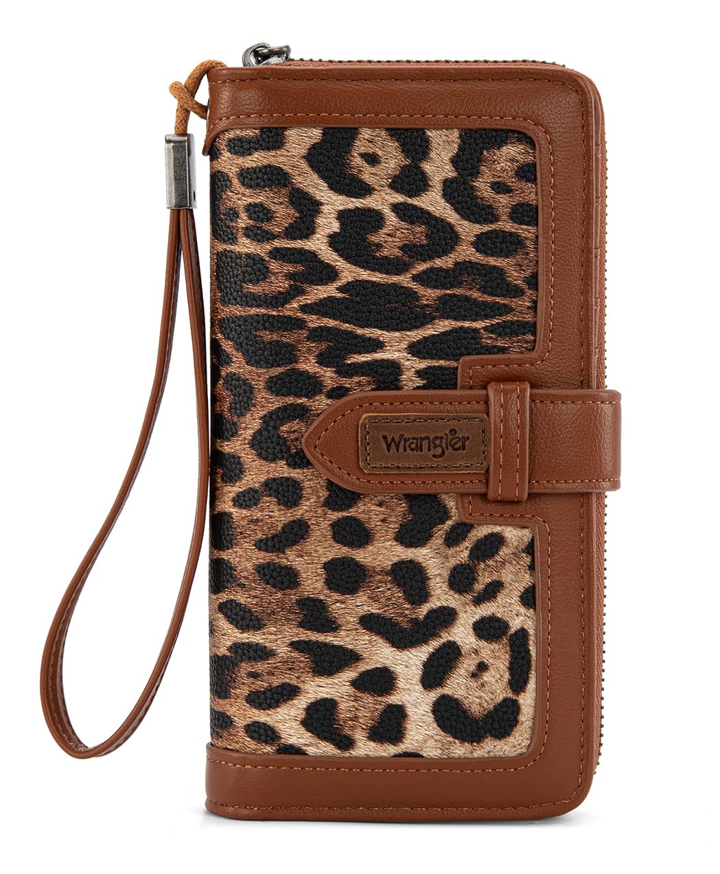 HOTX Wrangler Women's Wallets Bifold Wristlet Wallets for Women Large Capacity Credit Card Wallet with ID Window