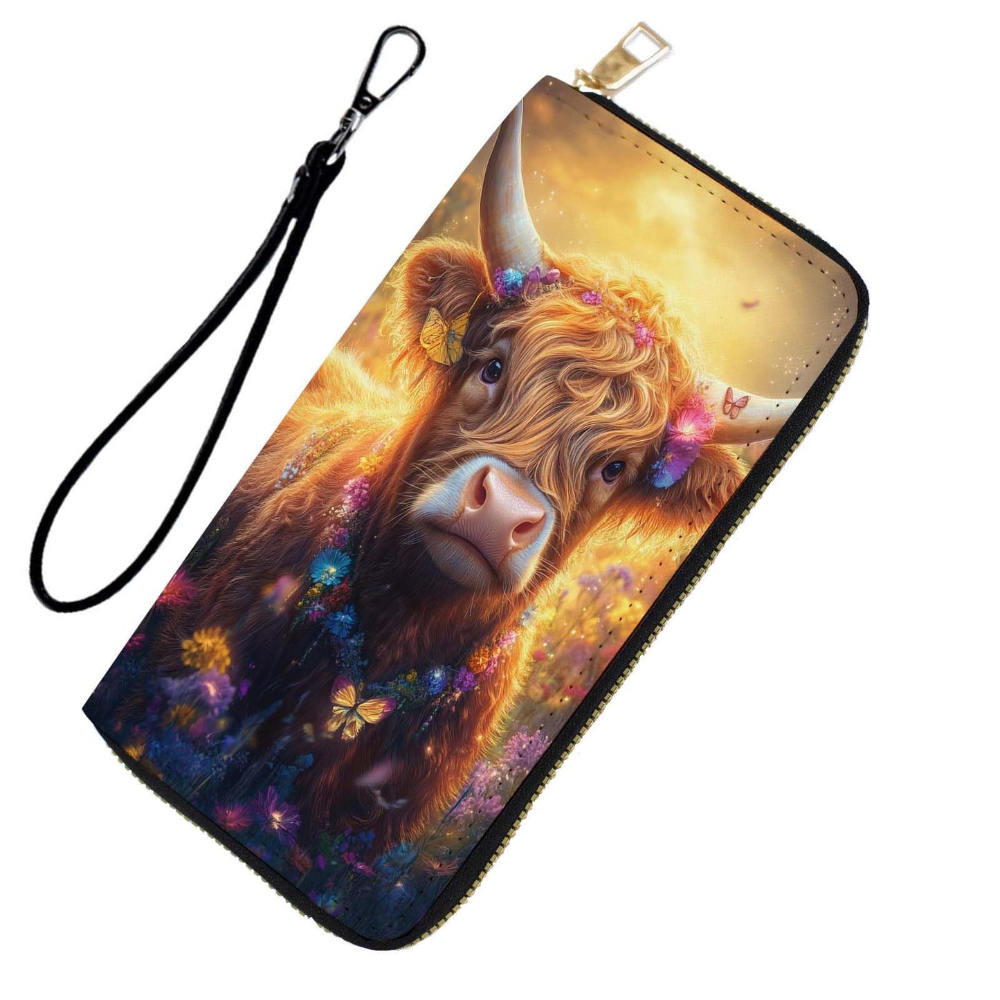 HOTRFID Blocking Wristlet Wallet for Women & Teen Girls-Large Capacity Leather Phone Clutch with Removable Strap,