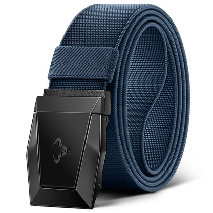 HOTBULLIANT Stretch Tactical Web Belt For Men-Trimmable 1.5"-Adjustable Fit | Smooth Sliding | Adjustable for Precise Fit | Tailored Size | Rugged Nylon for Heavy Duty, Hiking, Hunting