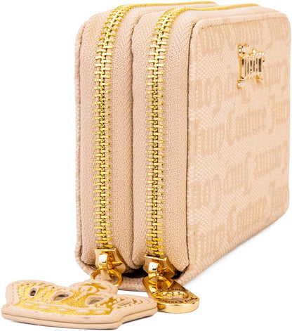 HOTJuicy Couture Women's Fresh Take Wallet with Zip Closure, Stylish & Functional Accessory for Cards