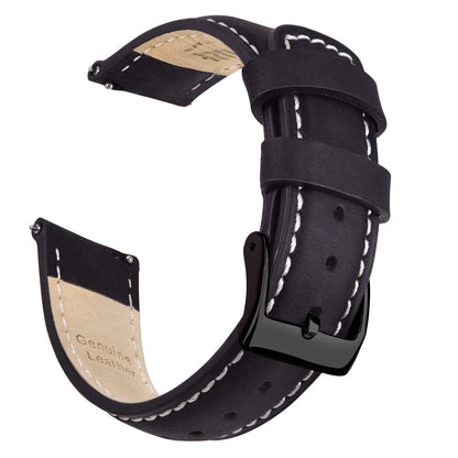 HOTRitche Christmas Gift Quick Release Leather Watch Bands Genuine Watch Straps for Men Women Top Grain Leather Watch Strap, White Elephant Gifts, Stocking Stuffers for Men, Father's Day gifts