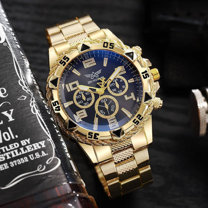 HOT4 pcs Classics Business Watches for Men Big Face Men’s Watch Wholesales Analog Quartz Wristwatch