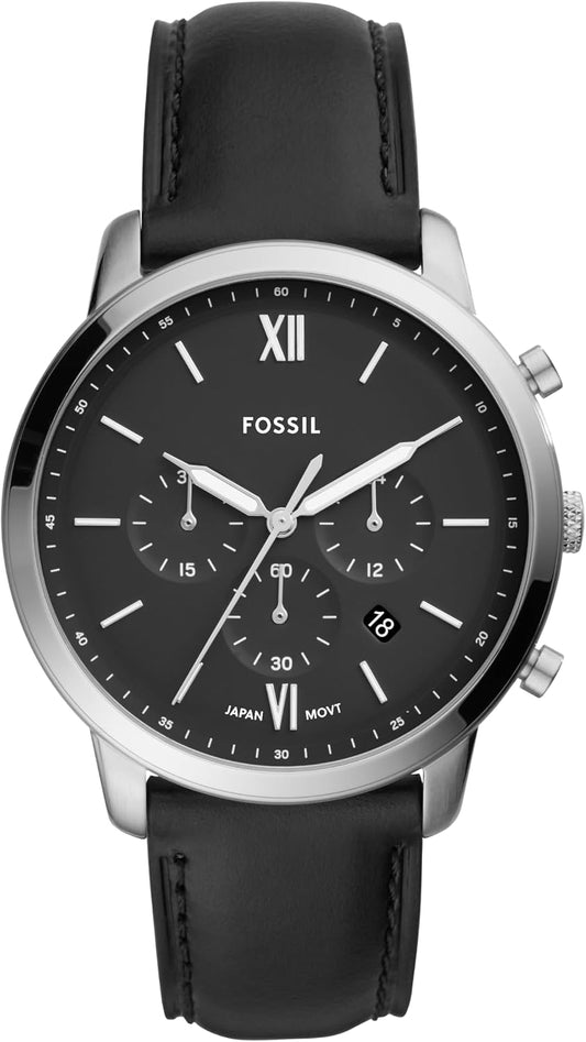HOTFossil Men's Watch, Neutra Quartz Stainless Steel Chronograph Watch for Men
