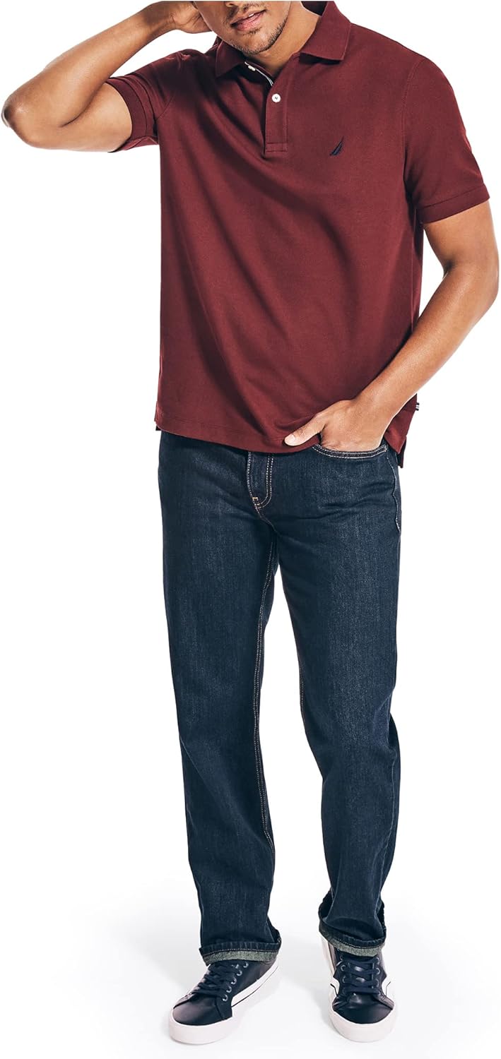 HOTNautica Men's Performance Pique Polo Shirt | Designed Exclusively for Big & Tall Men
