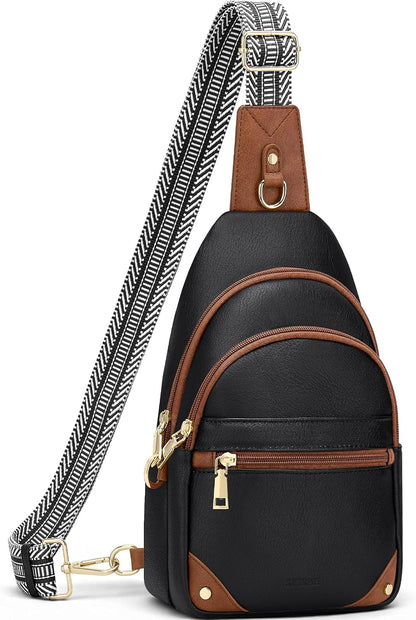HOTSYTRAH Anti Theft Crossbody Bags for Women, RFID Sling Bag Travel Purse, RFID Cross Body Purses Chest Bag for Travel