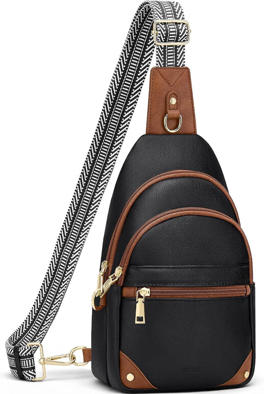 HOTSYTRAH Anti Theft Crossbody Bags for Women, RFID Sling Bag Travel Purse, RFID Cross Body Purses Chest Bag for Travel