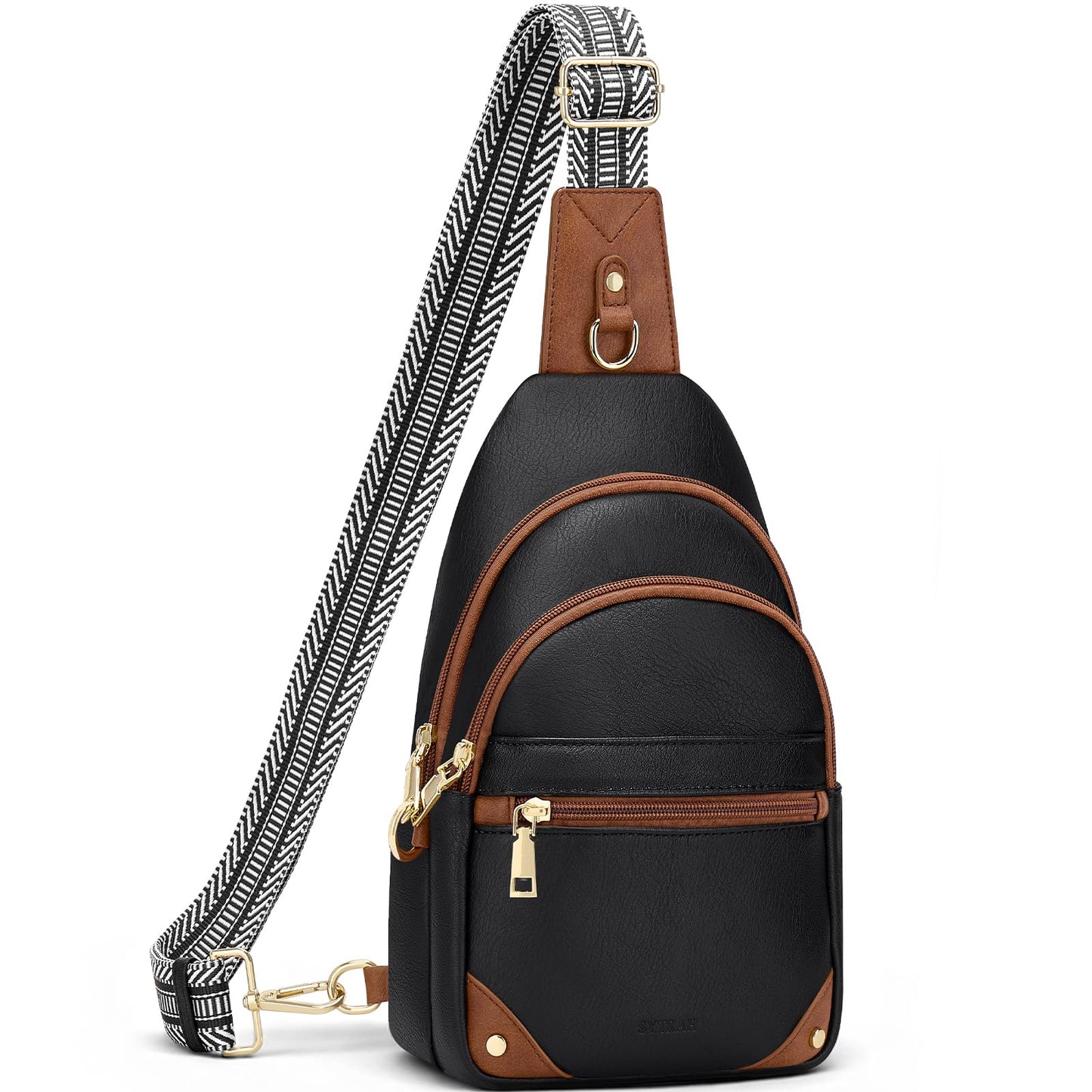 HOTSYTRAH Anti Theft Crossbody Bags for Women, RFID Sling Bag Travel Purse, RFID Cross Body Purses Chest Bag for Travel