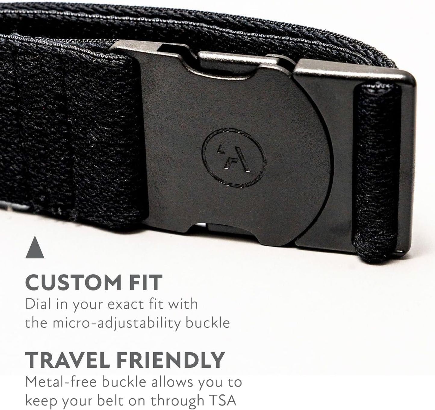 HOTArcade The Original Unisex Adventure Belt, Heavy Duty Elastic Webbing, Non-Metal Travel Friendly Buckle