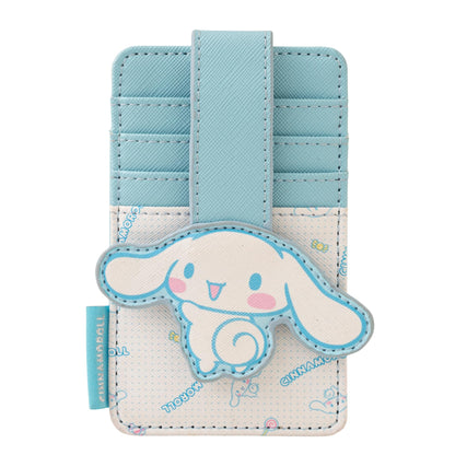 HOTSlim Kitty Friends RFID Blocking Credit Cards Holder Wallet Japanese Cute Characters with Window ID Slot (Kuromi's Purple)