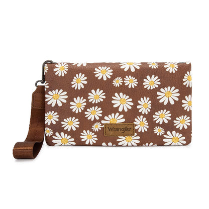 HOTWrangler Crossbody Wallet Small Purse Womens Wristlet Wallet RFID Blocking Bifold Clutch Credit Card Holder Purse