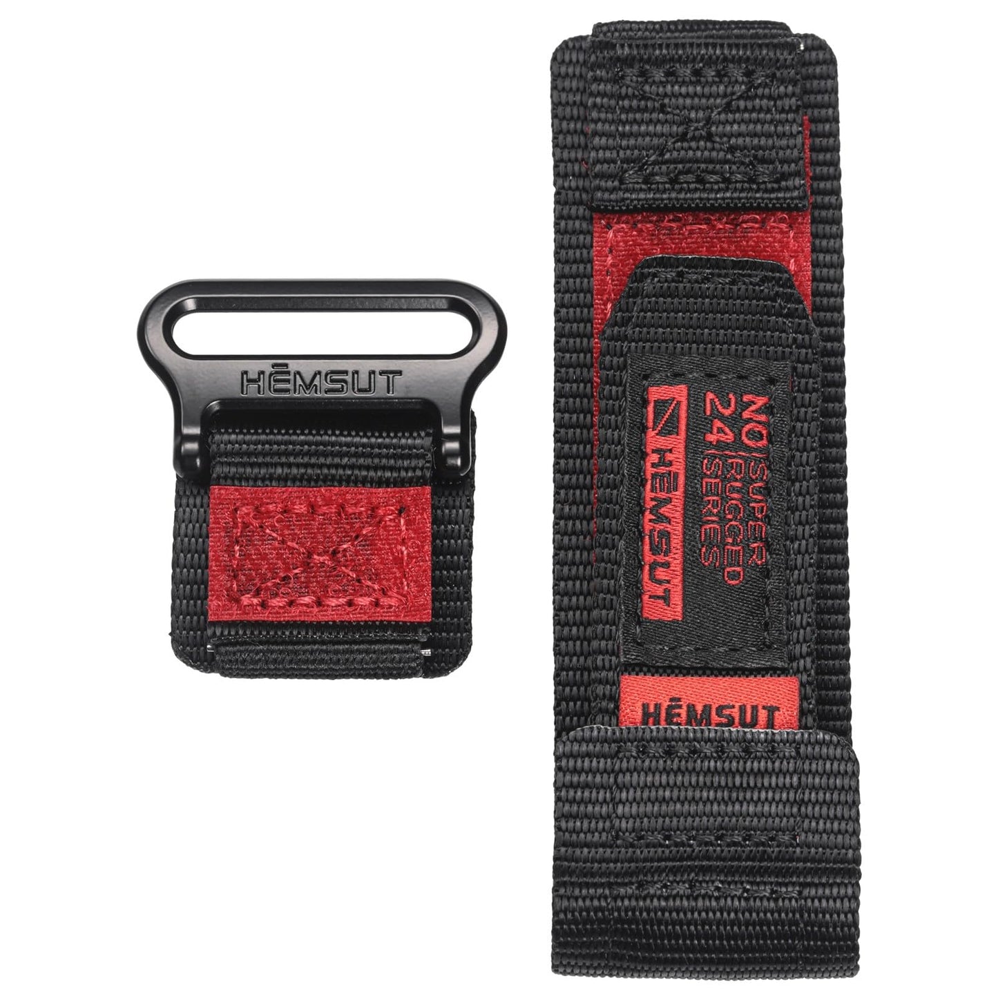 HOTRugged Nylon Sports Strap Compatible with Carbinox Edge/Blaze Round/Blaze S/X-Ranger/Vortex/Vesta/Blaze Square,Suunto 9 Peak/9 Peak Pro/5 Peak/Race/Vertical, T-Rex 3 Pro 48mm(not 44mm)