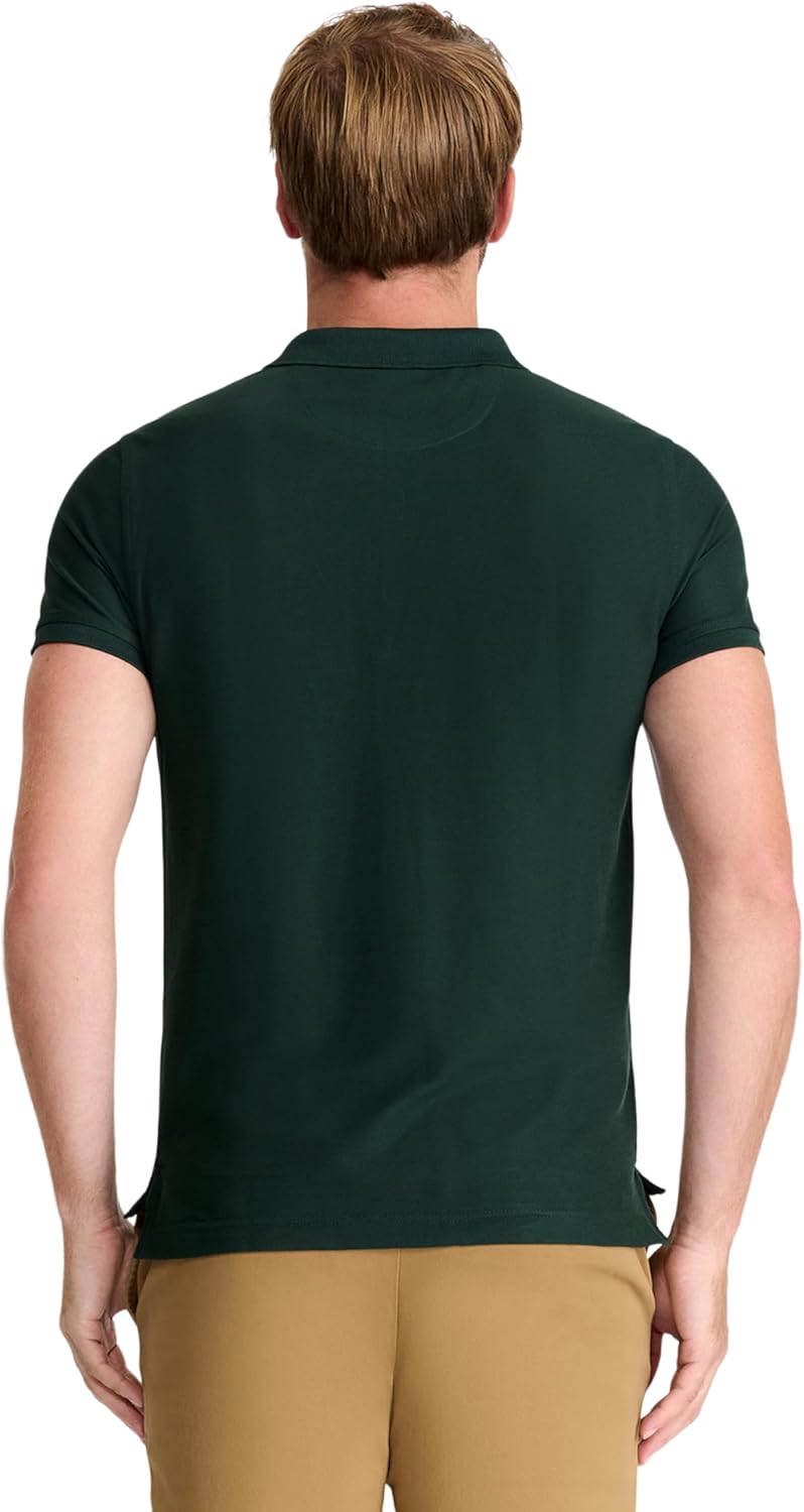 HOTIzod Men's Advantage Performance Short Sleeve Fashion Polo Shirt