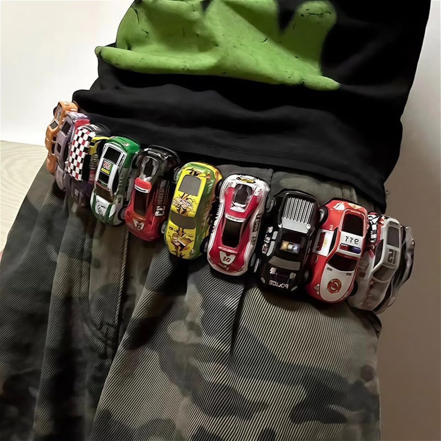 HOTRICHTRUE Toy Car Cute Y2k Belt Retro Vintage 2000s Fancy Belts Women Trendy Goth Accessories Emo Grunge Streetwear