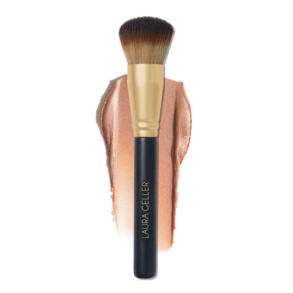 HOTLAURA GELLER NEW YORK Cosmetic Professional Makeup Brushes - Cruelty-Free 02 Retractable Angled Kabuki Brush