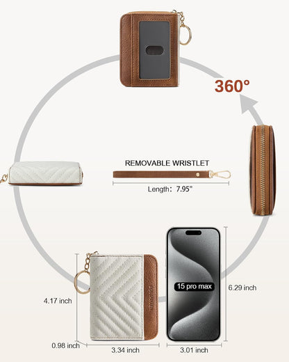 HOTBOSTANTEN Crossbody Bag for Women ＆ Wallet for Women Leather RFID Blocking Card Holder