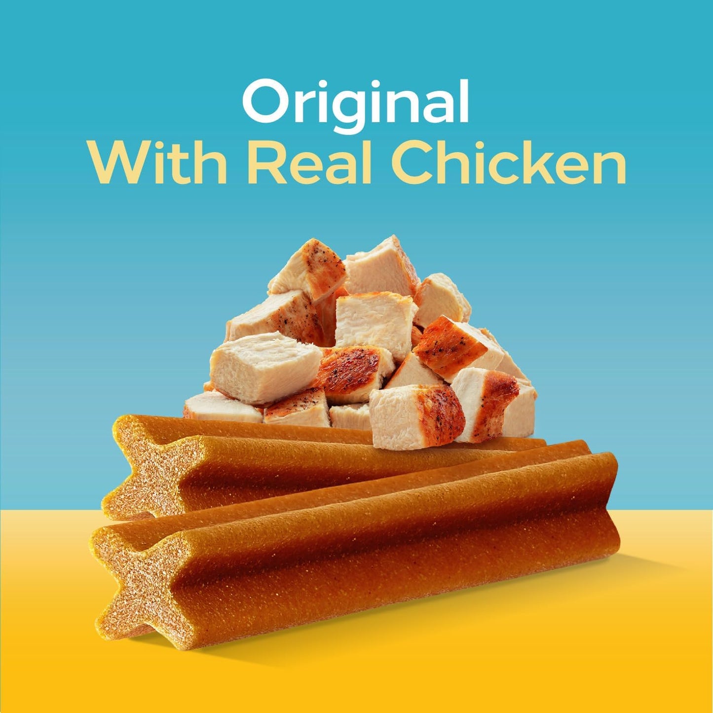 HOTPedigree Dentastix Large Breed Dog Dental Treats, Original, 40 Count | Triple action dental care, reduces tartar, cleans teeth, freshens breath, for dogs 40+ lbs, no added sugar/fillers
