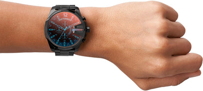 HOTDiesel Mega Chief Watch for Men, Chronograph Men's Watch