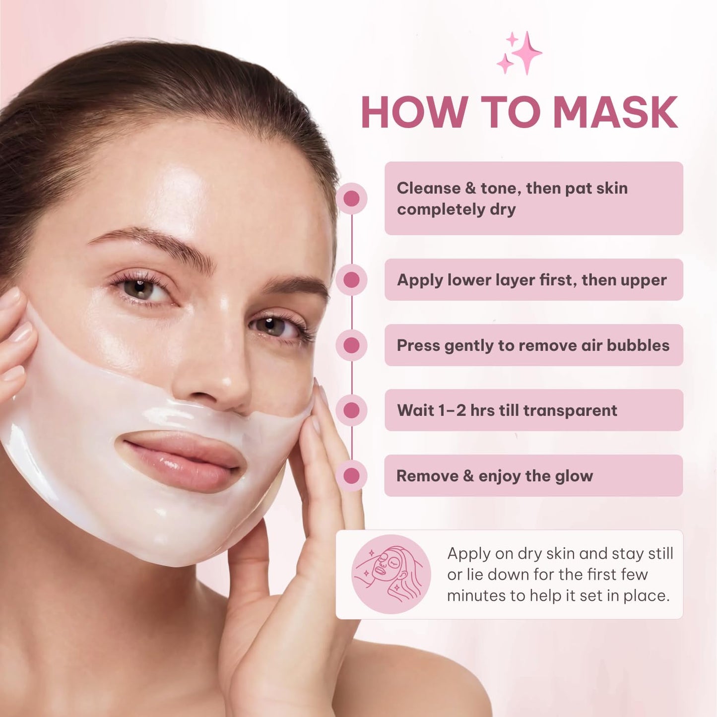HOTQuasi Bio-Collagen Face Mask Overnight – Hydrating Korean Sheet Mask – Niacinamide & Low Molecular Collagen – Firming & Smoothing Skincare for All Skin Types – 4 Masks