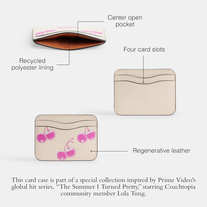 HOTCOACH for The Summer I Turned Pretty Wavy Card Case with Cherry Print