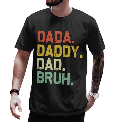 HOTDad Grandpa Great Grandpa Shirt - Father's Day Tshirt for Men - Father Day Dad Shirts - Christmas Dads Shirt