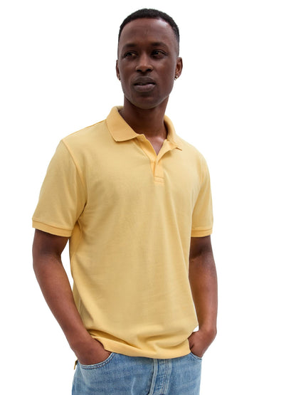 HOTGap Men's Stretch Pique Polo Shirt