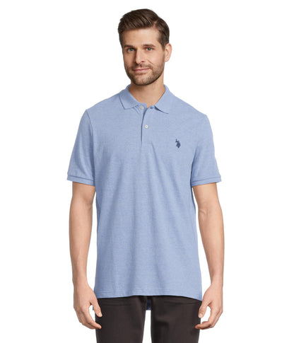 HOTU.S. Polo Assn. Men's Classic Polo Shirt, Two-Button Closure Pique Polo Shirt, Summer Fashion Golf Shirt | Two-Button Closure Pique Polo Shirt, Summer Fashion Golf Shirt